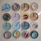 Mushie Blush Classic Silikon Tallrik