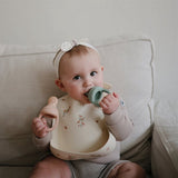 Mushie Cambridge Blue Silikon Fresh Food Feeder 2-Pack