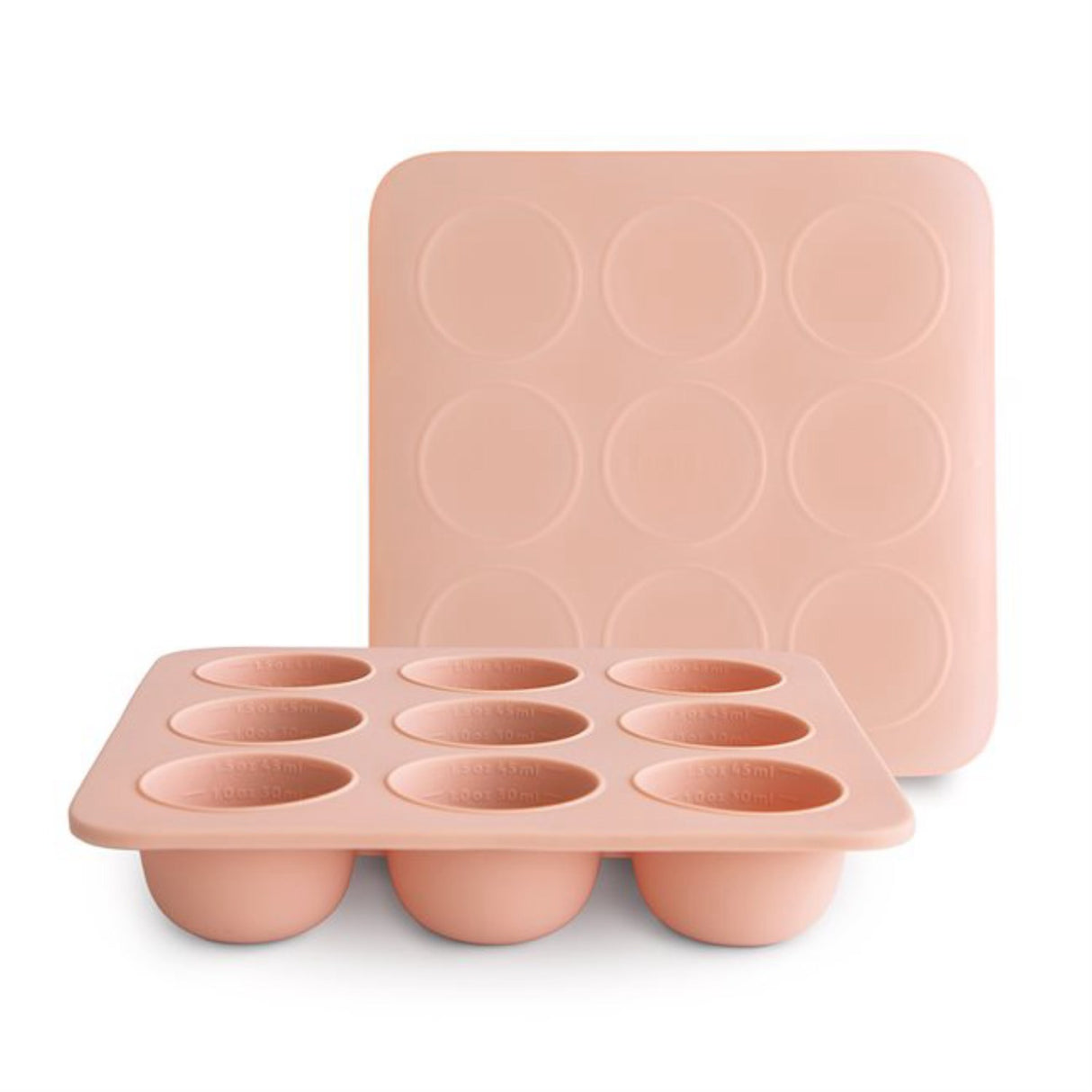 Mushie Blush ​​Baby Food Freezer Tray