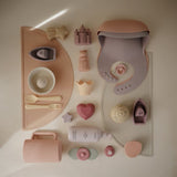 Mushie Princess Bath Play Sett 4-Pack