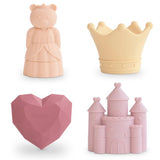 Mushie Princess Bath Play Sett 4-Pack