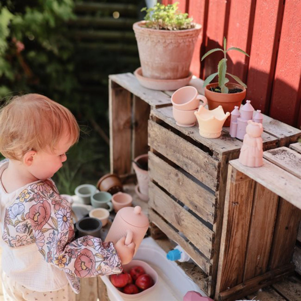 Mushie Princess Bath Play Sett 4-Pack