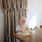 Mushie Cambridge Blue/Shifting Sand Toddler Starter Skedar 2-Pack