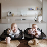 Mushie Natural/Shifting Sand Toddler Starter Skedar 2-Pack