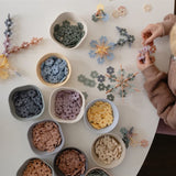 Mushie Multi HEX Connect Building Leksak Sett