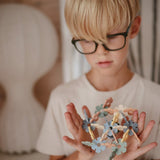 Mushie Multi HEX Connect Building Leksak Sett