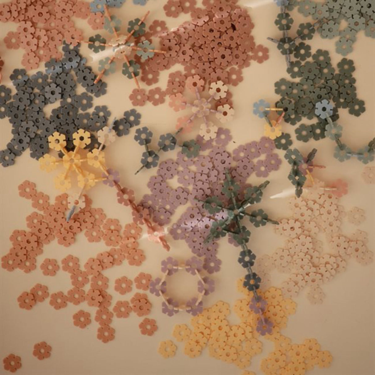 Mushie Multi HEX Connect Building Leksak Sett