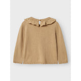 Lil'Atelier Safari Melange Nmfnalio Ls Stickad Lil