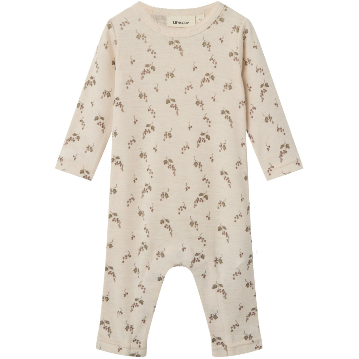 Lil'Atelier Morganite Berry Nbfnoel Nia Ull Ls Slim Dräkt Lil