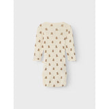 Lil'Atelier Turtledove Melange Nbnnalu Wo/Mo Ls Slim Omlott Body Lil