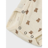 Lil'Atelier Turtledove Melange Nbnnalu Wo/Mo Ls Slim Omlott Body Lil