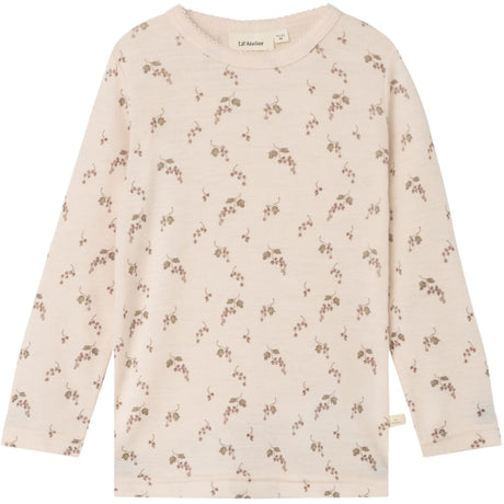 Lil'Atelier Morganite Berry Nmfnoel Nia Ull Ls Slim Topp Lil