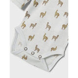 Lil'Atelier Gray Dawn Lama Nbmnoel Nor Ull Ls Slim Body Lil