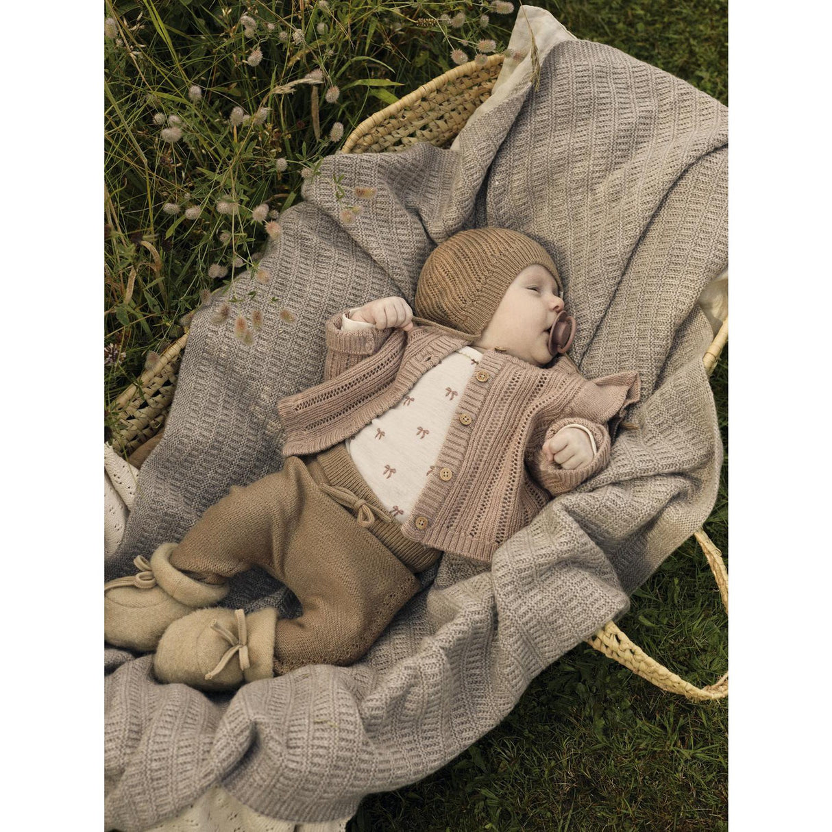 Lil'Atelier Roebuck Nbfnomo Ls Stickad Card Lil