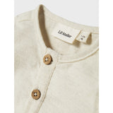 Lil'Atelier Turtledove Nbmotto Ls Loose Skjorta Body Lil