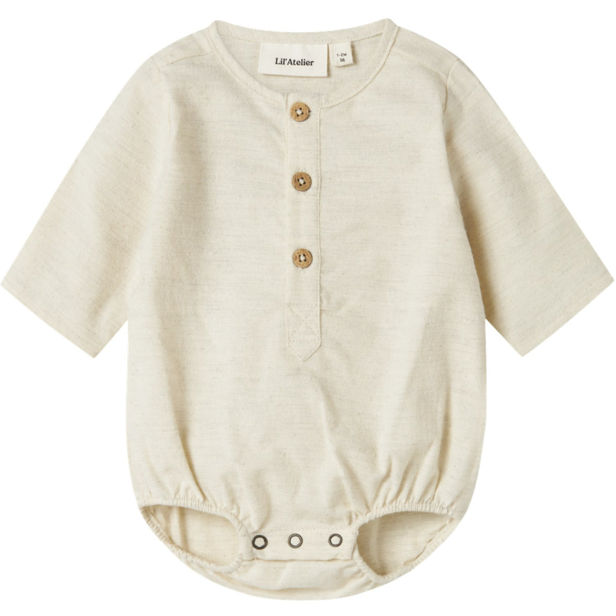 Lil'Atelier Turtledove Nbmotto Ls Loose Skjorta Body Lil