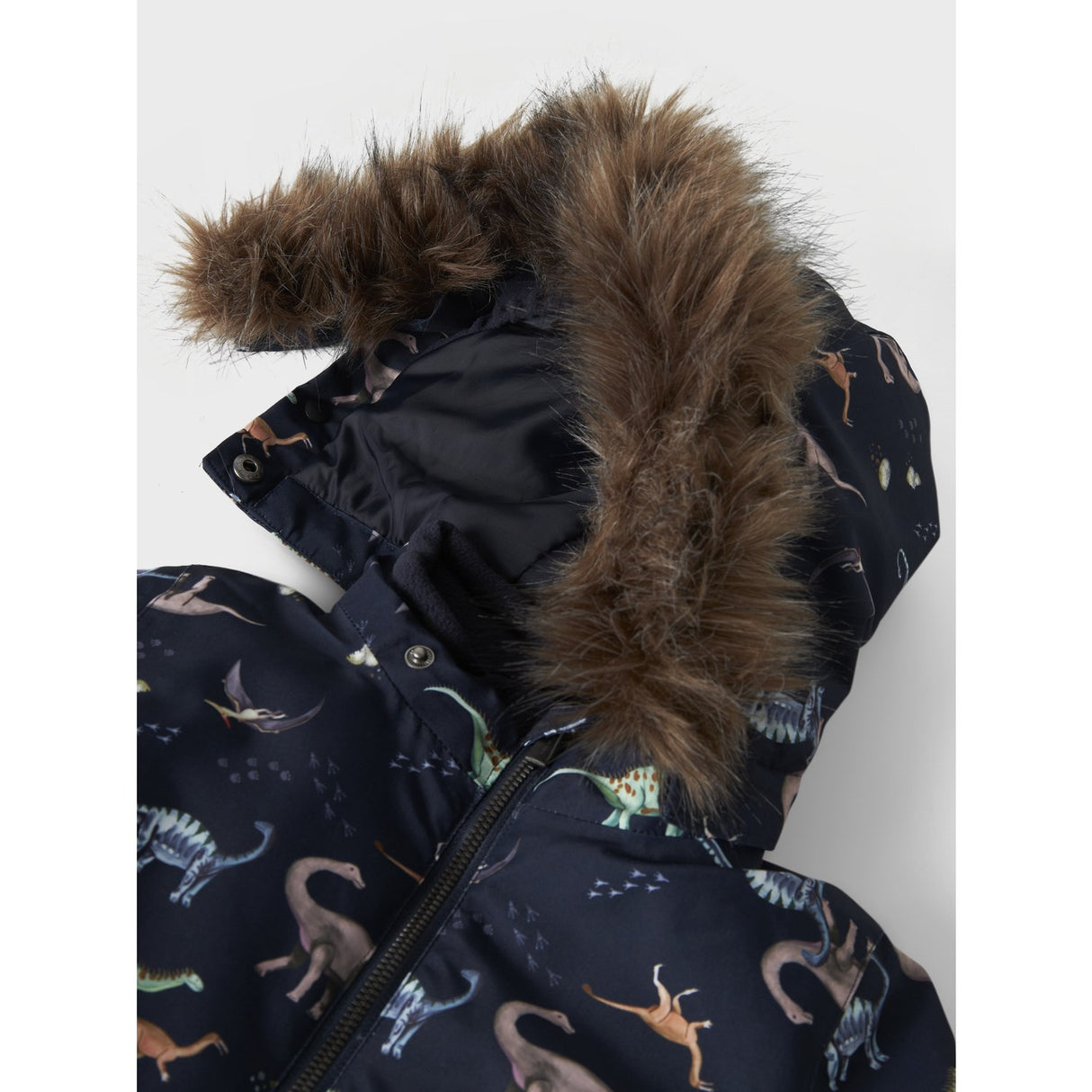 Name It Dark Sapphire Dino Earth Nmmsnow10 Dräkt Aop Fo Noos