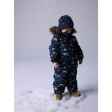 Name It Dark Sapphire Dino Earth Nmmsnow10 Dräkt Aop Fo Noos