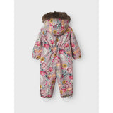 Name It Woodrose Flower Rabbit Nmfsnow10 Dräkt Aop Fo Noos