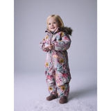 Name It Woodrose Flower Rabbit Nmfsnow10 Dräkt Aop Fo Noos