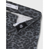 Name It Night Owl Grey Leopard Nmfbella Twi Mom Byxor 4444-Td