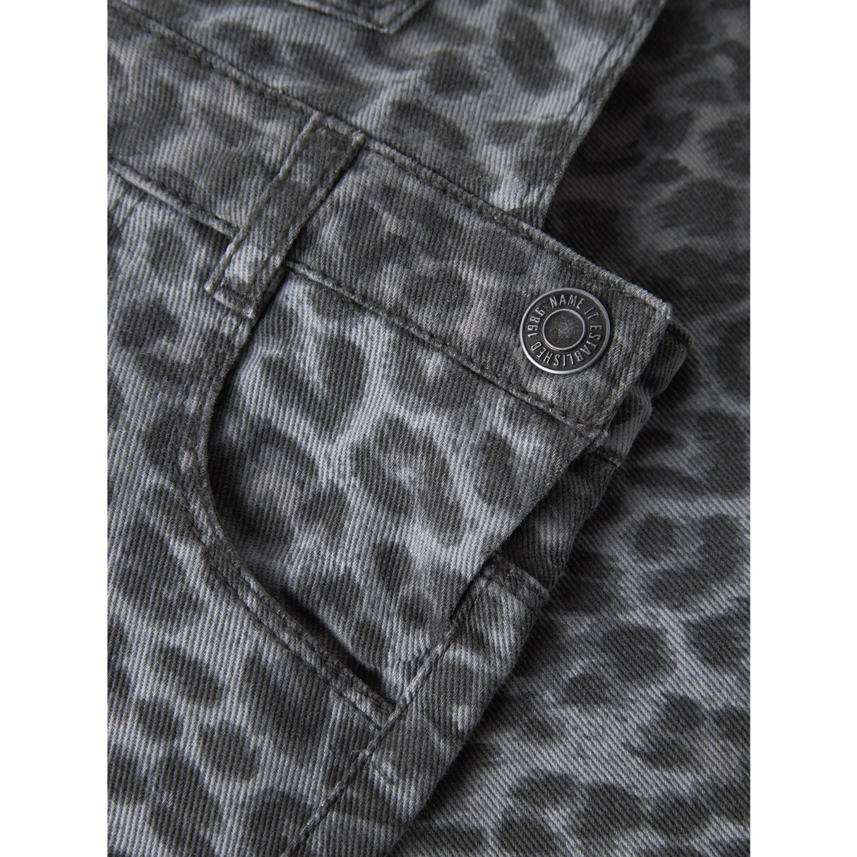 Name It Night Owl Grey Leopard Nmfophelia Twi Spencer Klänning 4444-Td