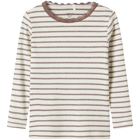 Name It Peppercorn Nmfnette Slim Ls Topp