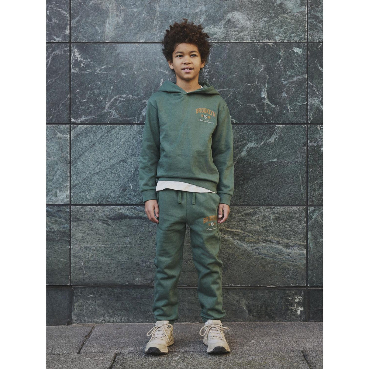 Name It Garden Topiary Nkmnewi Nreg Sweat Byxor Bru