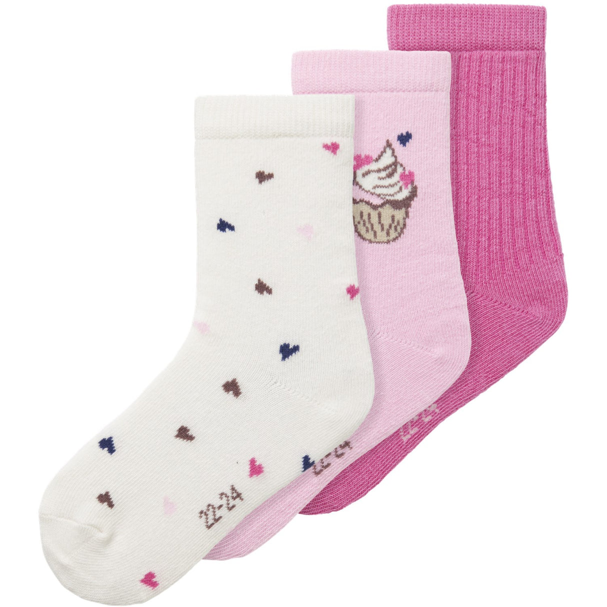 Name It Peppercorn Nmfnala 3-Pack Strumpor