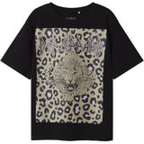 Name It Black Nkfsuri Defleppard Ss Nreg Topp Box Unv