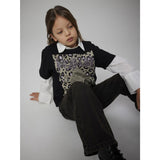 Name It Black Nkfsuri Defleppard Ss Nreg Topp Box Unv