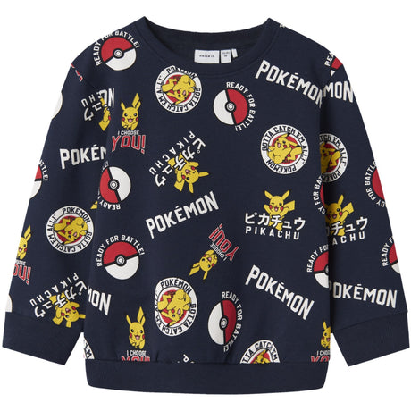 Name It Navy Blazer Nmmsilo Pokemon Nreg Sweat Bru Sky