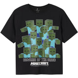 Name It Black Nkmsumba Minecraft Ss Nreg Topp Box Bfu