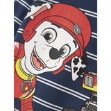 Name It Insignia Blue Nmmsofus Paw Ls Nreg Topp Box Cplg