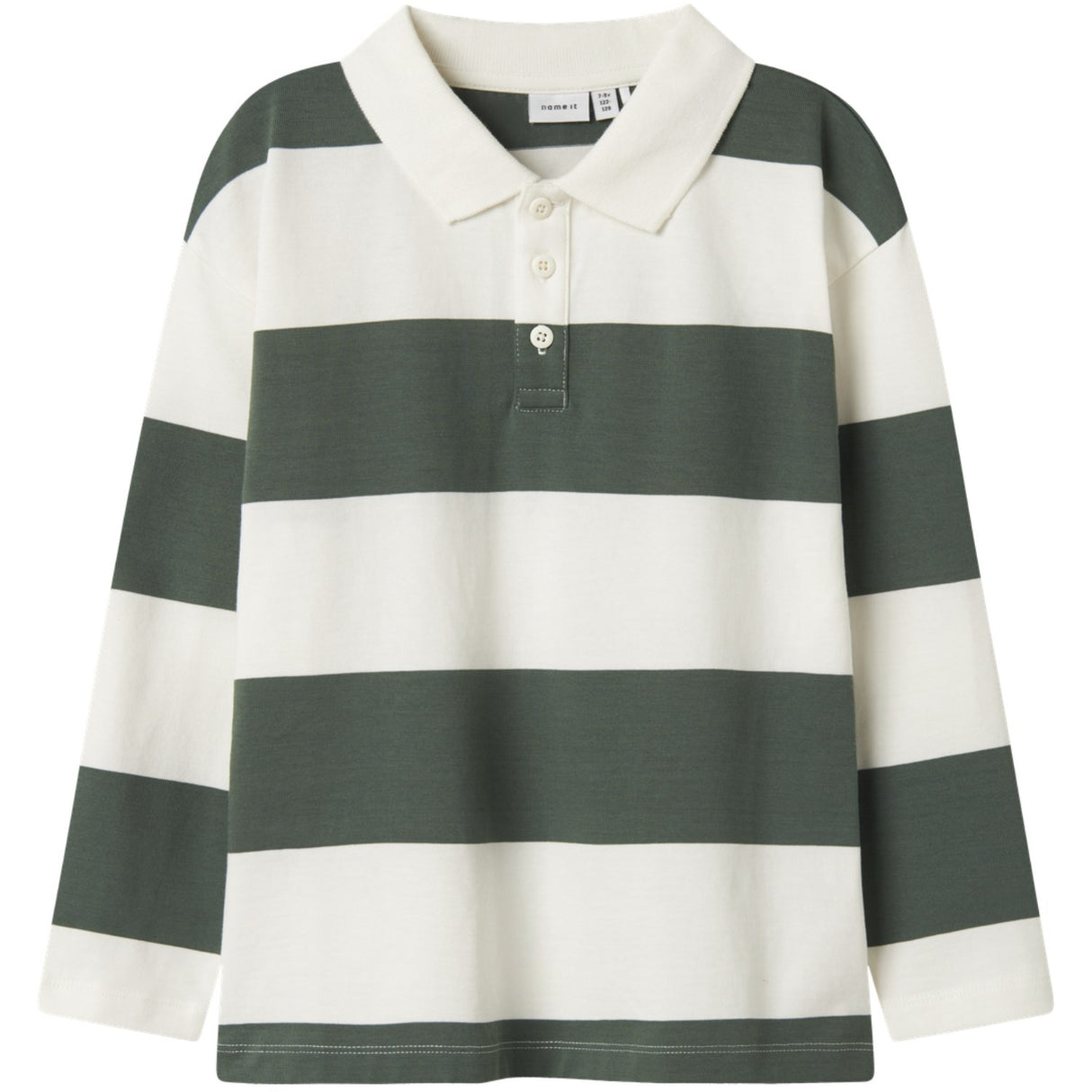 Name It Cloud Dancer Garden Topiary Nkmnutiva Ls Rlx Pikétröja