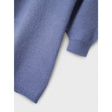 Name It Blue Ice Nkfomarian Ls Stickad Klänning