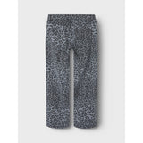 Name It Night Owl Grey Leopard Nkfrose Wide Twi Byxor 4444-Td Noos