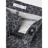 Name It Night Owl Grey Leopard Nkfrose Wide Twi Byxor 4444-Td Noos
