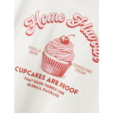 Name It Cloud Dancer Red Alert Nkfneata Ss Nreg Topp