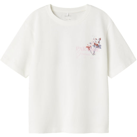 Name It Cloud Dancer Nkfnorla Ss Nreg Topp