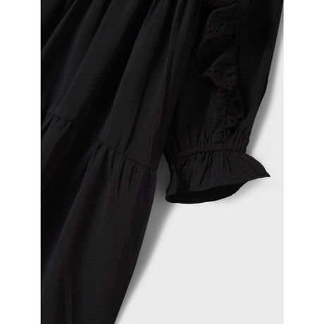 Name It Black Nkfnoparia Ls Klänning