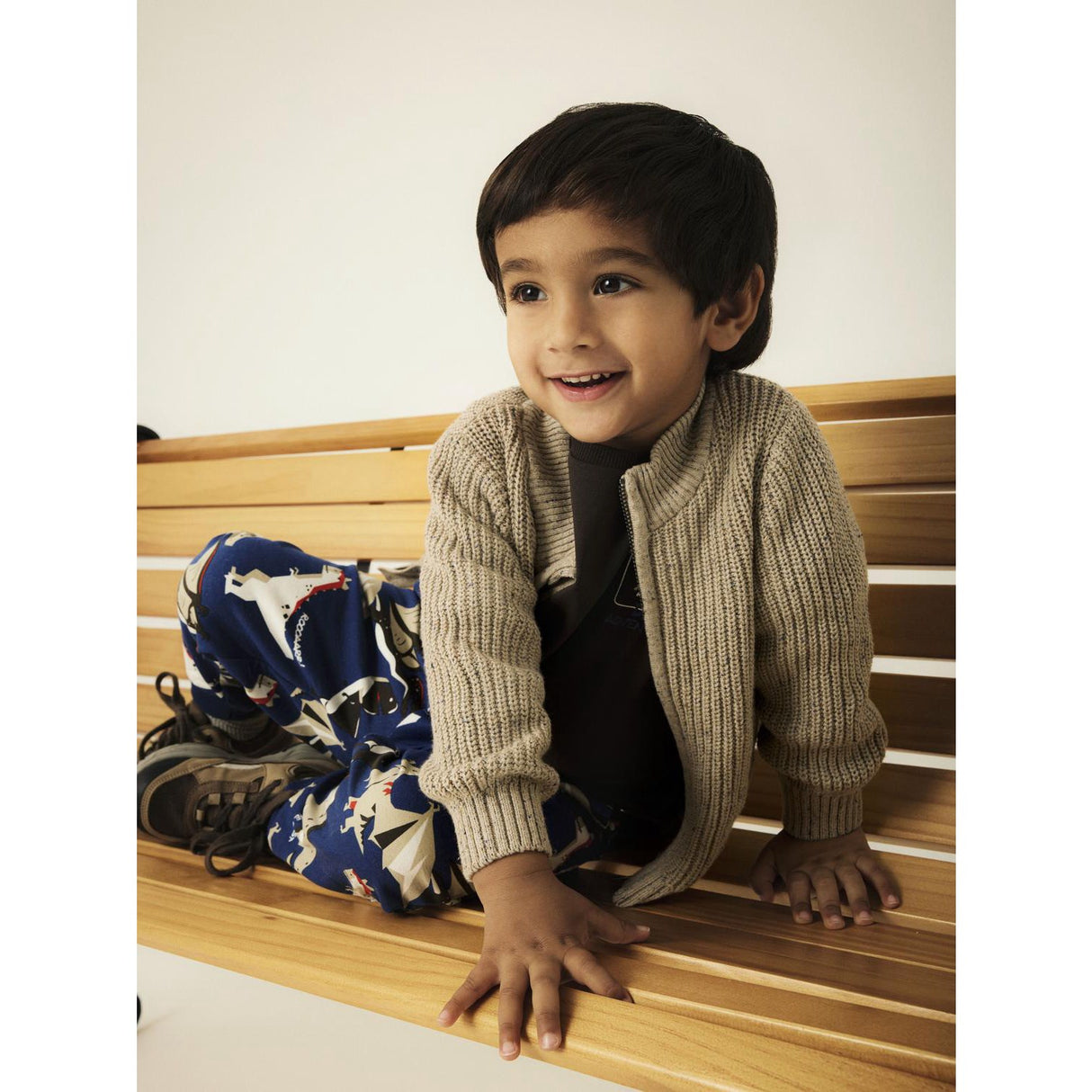 Name It Island Fossil Nmmnorman Ls Stickad Card