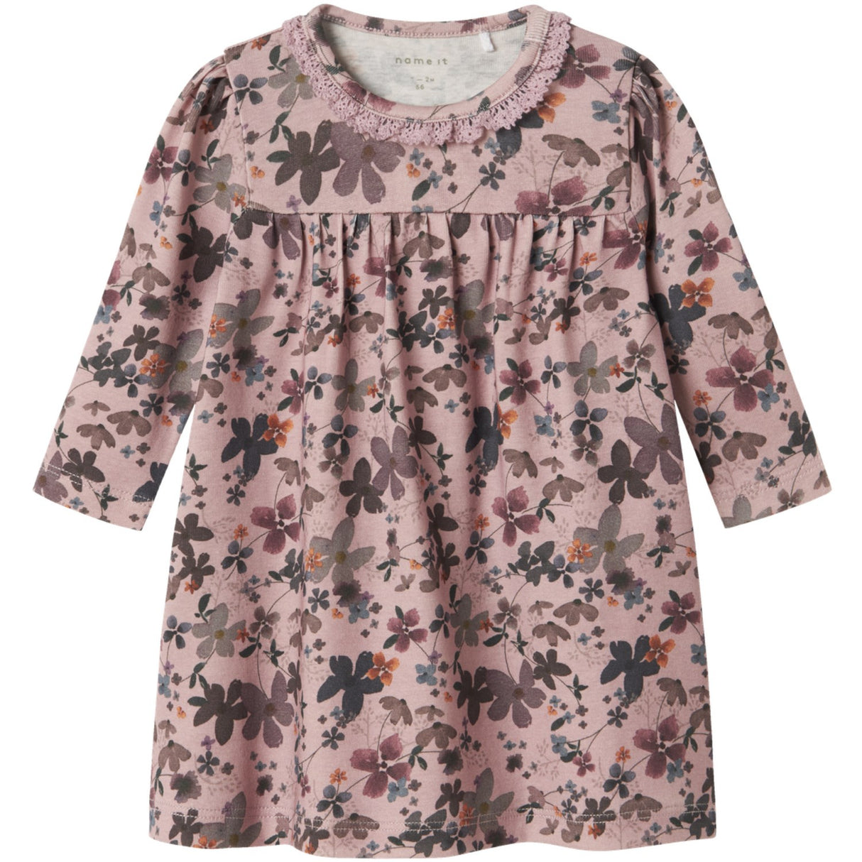 Name It Burnished Lilac Nbfnaline Ls Klänning