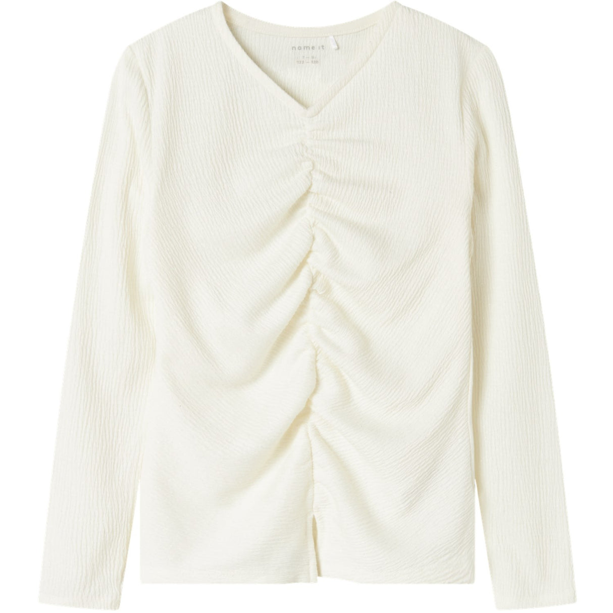 Name It Cloud Dancer Nkfodny Ls Slim Topp