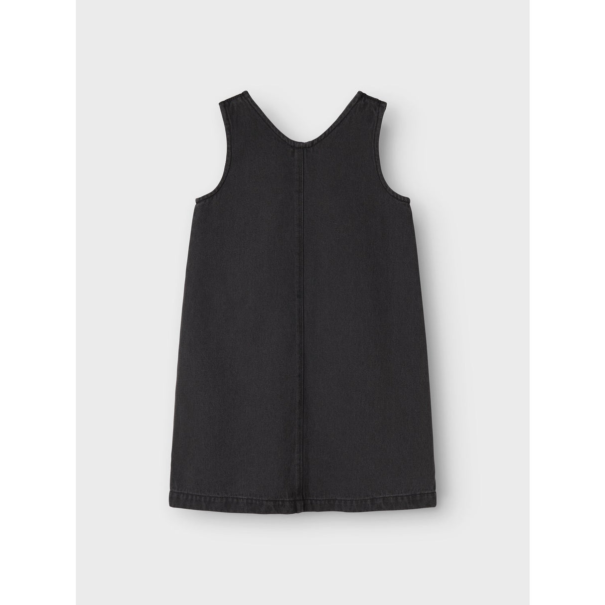 Name It Dark Grey Denim Nkfmonala Sl Loose Klänning 8810-Im O