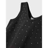 Name It Dark Grey Denim Nkfmonala Sl Loose Klänning 8810-Im O