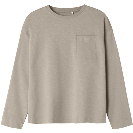 Name It Island Fossil Nkmvebbe Ls Rlx Topp