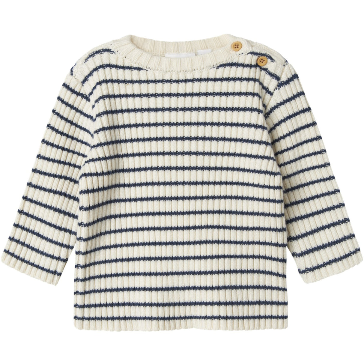 Name It Insignia Blue Cloud Dancer Nbmostripe Ls Stickad