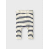 Name It Insignia Blue Cloud Dancer Nbmostripe Stickad Byxor