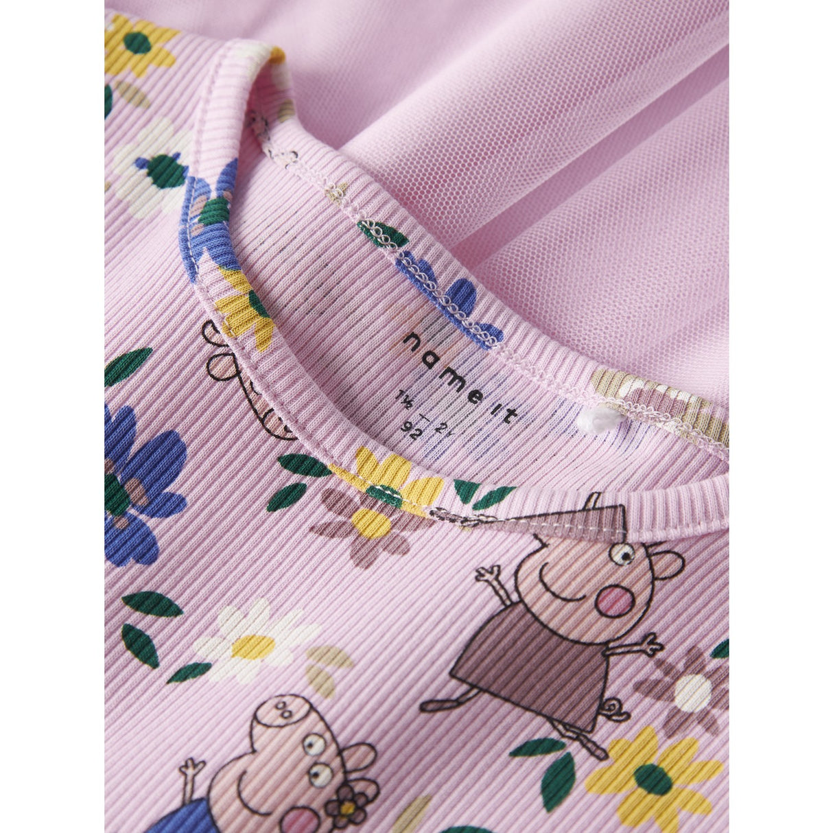 Name It Sweet Dreams Nmfansa Peppa Ls Tyll Klänning Cplg